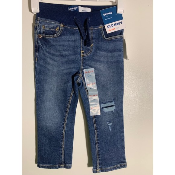 Brand New Old Navy Skinny Blue Jeans 18-24M - Picture 1 of 3